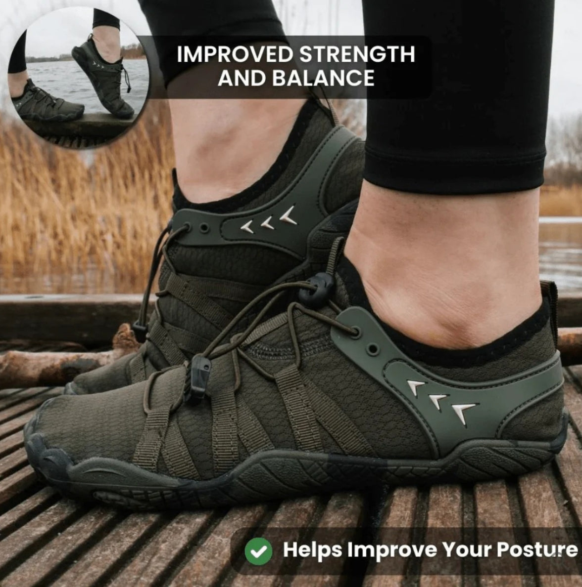 LightGrip - Quick-Dry & Anti-Slip Barefoot Shoe (Unisex)