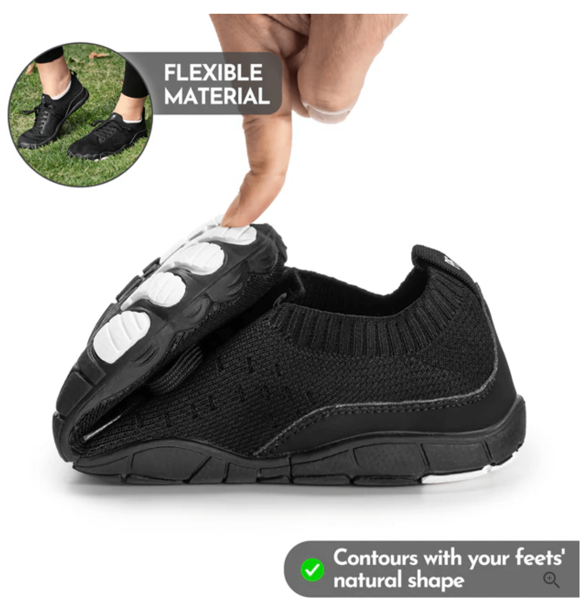 LightGrip - Light Orthopedic & Anti - Slip Barefoot Shoe (Unisex) - AERO QOMFORT