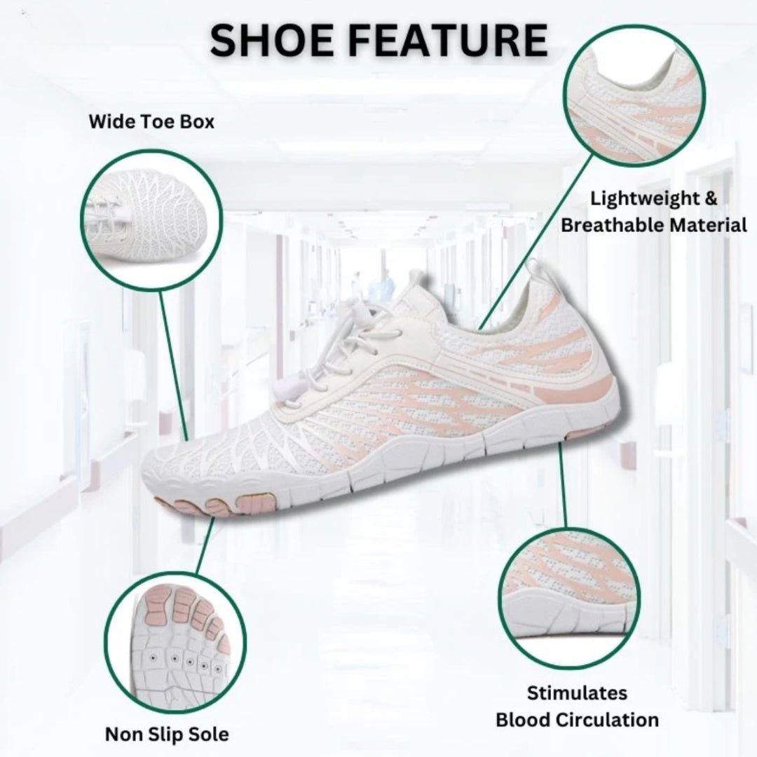 LoraxPro - Orthopedic Supportive & Anti - Slip Barefoot Shoe (Unisex) - PEAQ