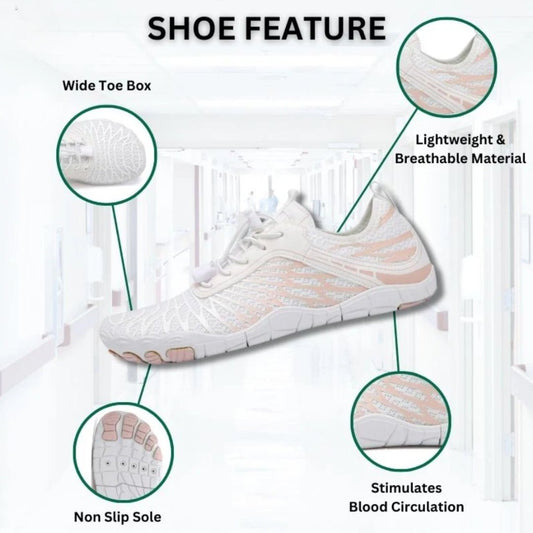 LoraxPro - Orthopedic Supportive & Anti - Slip Barefoot Shoe (Unisex) - PEAQ
